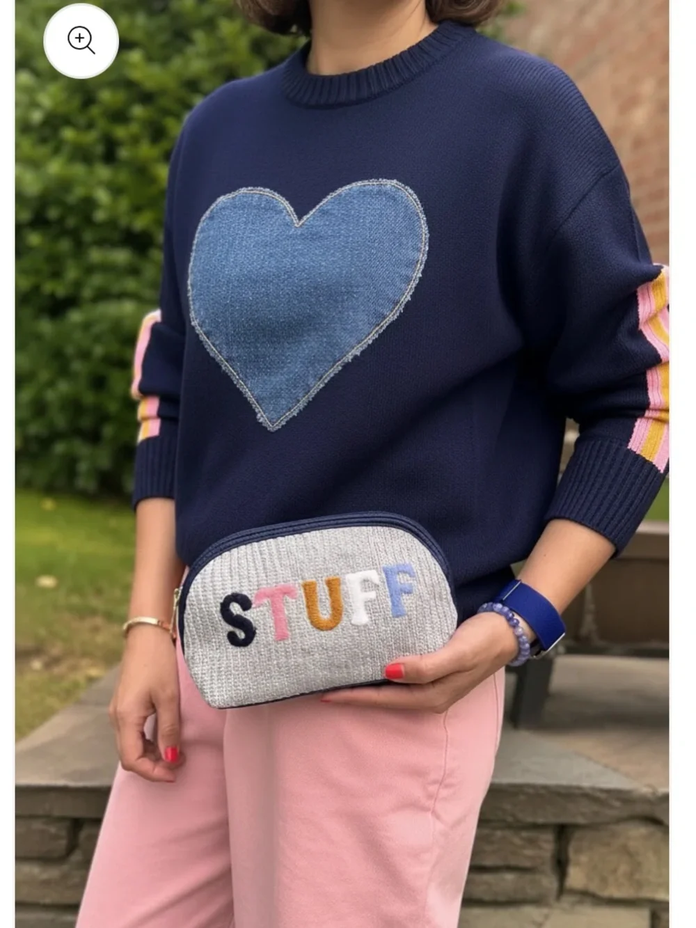 Knit Zip Pouch 